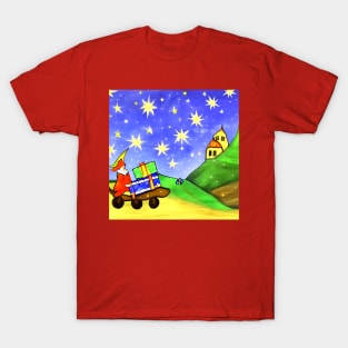 Santa claus on the way #4 T-Shirt